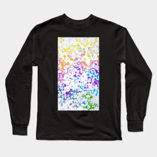 Hues and Geometry Long Sleeve T-Shirt